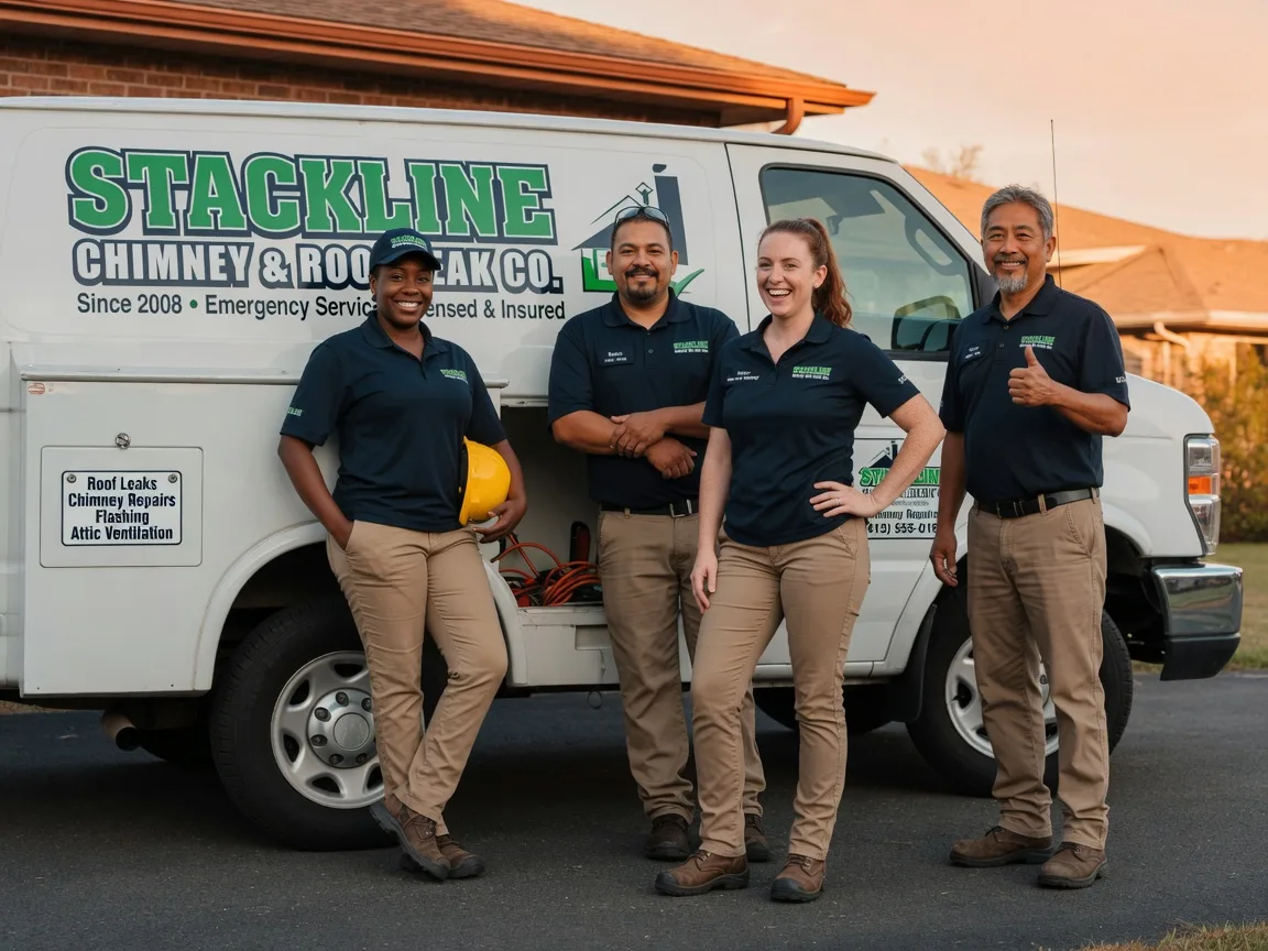 Chimney flashing repair company in Napoleon, ND